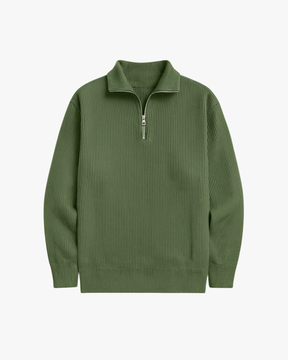 Jason - Peysa með Hálfum Rennlás