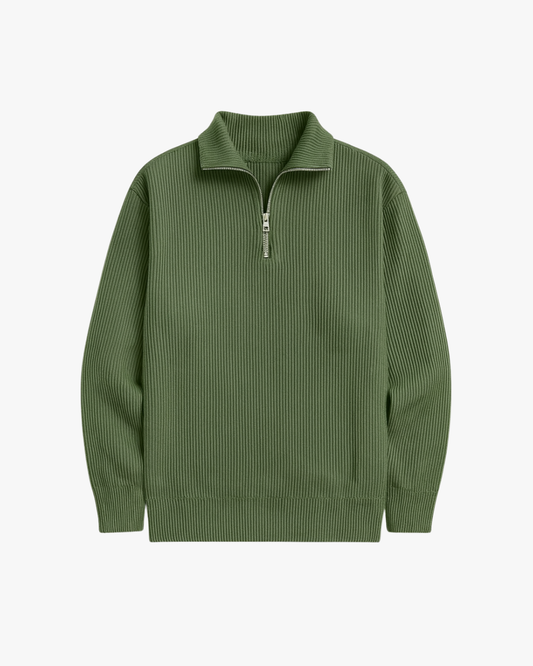 Jason - Peysa með Hálfum Rennlás