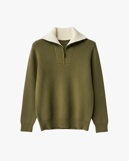 Tate - Peysa með hálfum rennilás