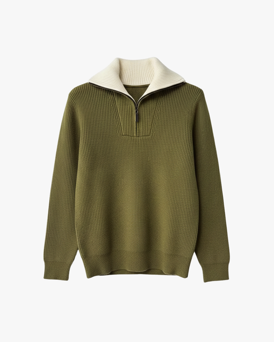 Tate - Peysa með hálfum rennilás