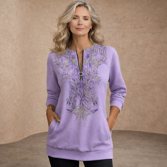 Helga - peysa með rennilás