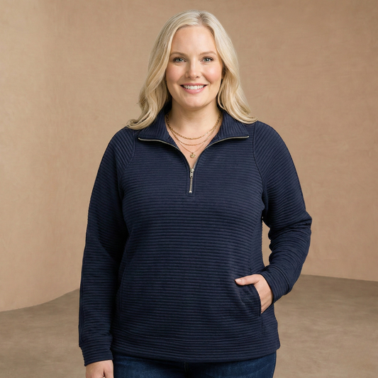 Bryndís - Peysa með rennilás