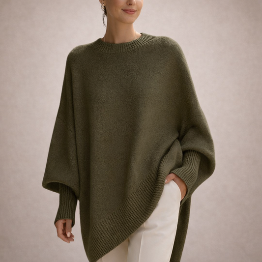 Marie - Lúxus Poncho Peysa